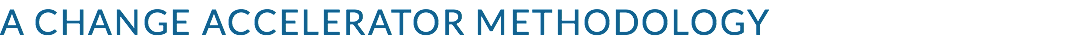 A CHANGE ACCELERATOR METHODOLOGY