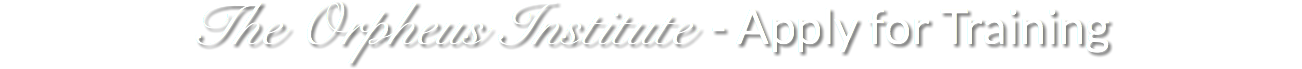 The Orpheus Institute - Apply for Training